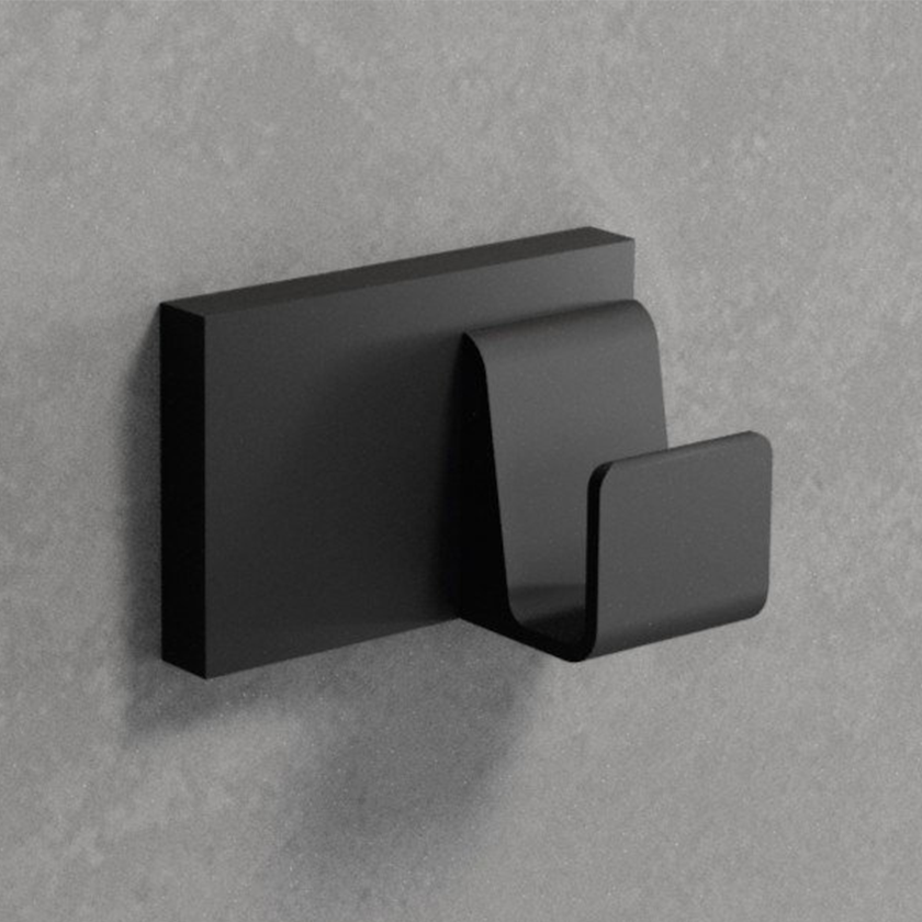 Άγκιστρο μονό Frame black matt R90AKFPAQM-H